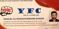 انتصاب علی پاشاپور بعنوان رییس  YFC آسیا